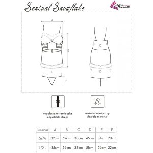 CONJUNTO DE 3 PEÇAS NATAL SNOWFLAKE | S/M - Image 5