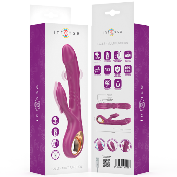 VIBRADOR COM RABBIT EM FORMA DE GOLFINHO HALLE