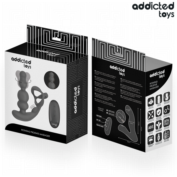 VIBRADOR PROSTÁTICO ADDICTED TOYS #11 (MODO ROTATÓRIO) 7 VIBRADOR PROSTÁTICO ADDICTED TOYS #11 (MODO ROTATÓRIO)
