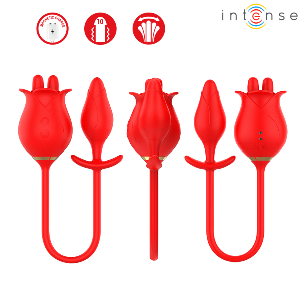 ESTIMULADOR DE CLÍTORIS MELANIE COM LÍNGUA ZIGZAG