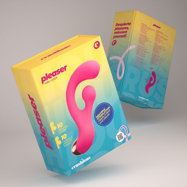 VIBRADOR PLEASER COM ESTIMULAÇÃO ROTATIVA