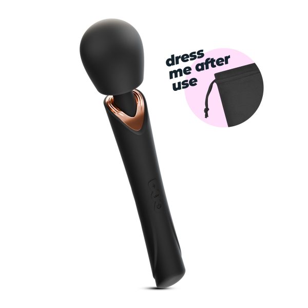 HOLLY MASSAJADOR VARINHA RECARREGÁVEL PRETO CRUSHIOUS 12 HOLLY MASSAJADOR VARINHA RECARREGÁVEL PRETO CRUSHIOUS