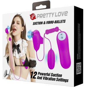 BALA VIBRATÓRIA COM SUGADOR PRETTY LOVE - Image 6