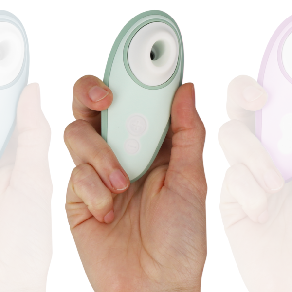 ESTIMULADOR DE CLÍTORIS COM SUCÇÃO LIBERTY 2 (VERDE CLARO)