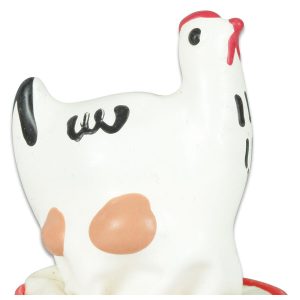 CONDOMERIE - PRESERVATIVO DECORATIVO PINTADO A MANO POLLO BLANCO - Image 1