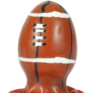 CONDOMERIE - PRESERVATIVO DECORATIVO PINTADO A MANO PELOTA DE RUGBY - Image 4