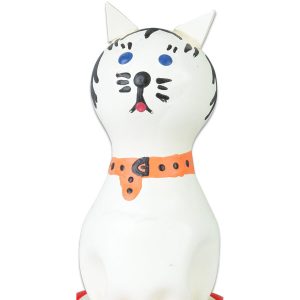 CONDOMERIE - PRESERVATIVO DECORATIVO PINTADO A MANO GATO BLANCO - Image 1