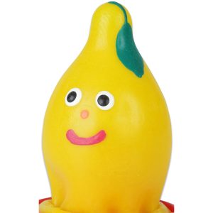 CONDOMERIE - PRESERVATIVO DECORATIVO PINTADO A MANO LIMÓN - Image 1