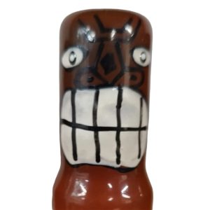 CONDOMERIE - PRESERVATIVO DECORATIVO PINTADO A MANO TOTEM TIKI-FRIKI-02 - Image 1