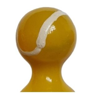 CONDOMERIE - PRESERVATIVO DECORATIVO PINTADO A MANO PELOTA DE TENIS - Image 1