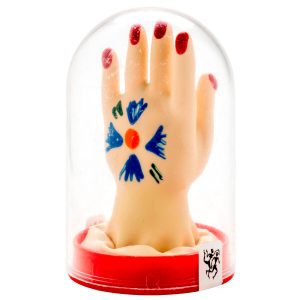 CONDOMERIE - PRESERVATIVO DECORATIVO PINTADO A MANO PALMA DE LA MANO MODELO 1 - Image 1