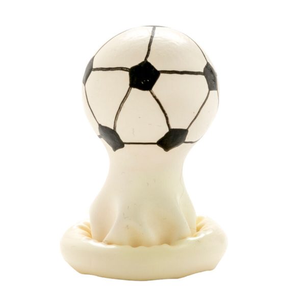 CONDOMERIE - PRESERVATIVO DECORATIVO PINTADO A MANO FÚTBOL AMERICANO