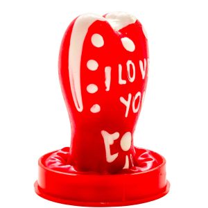 CONDOMERIE - PRESERVATIVO DECORATIVO PINTADO A MANO CORAZÓN - TE AMO MODELO 1 - Image 4