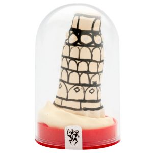CONDOMERIE - PRESERVATIVO DECORATIVO PINTADO A MANO TORRE DE PISA - Image 1