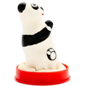 CONDOMERIE - PRESERVATIVO DECORATIVO PINTADO A MANO PANDA MODELO 1 - Image 2