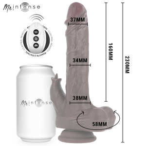 VIBRADOR REALISTA MORGAN COM ROTAÇÃO, UP & DOWN E COMANDO | 23 CM / 3.5 CM - Image 2