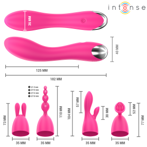 VIBRADOR COM CABEÇAS INTERCAMBIÁVEIS CHER - Image 2