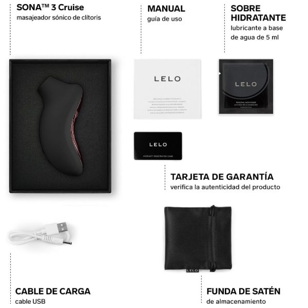 ESTIMULADOR DE CLÍTORIS SONA 3 CRUISE (PRETO)