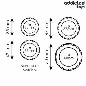 SET DE 4 ANÉIS PARA O PÉNIS #2 (TEXTURIZADOS) 11 SET DE 4 ANÉIS PARA O PÉNIS #2 (TEXTURIZADOS) - Image 5