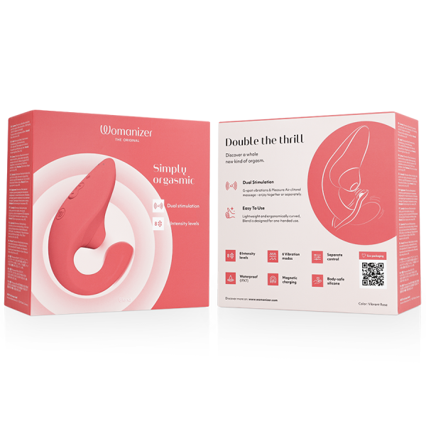 ESTIMULADOR WOMANIZER BLEND (CHERRY)