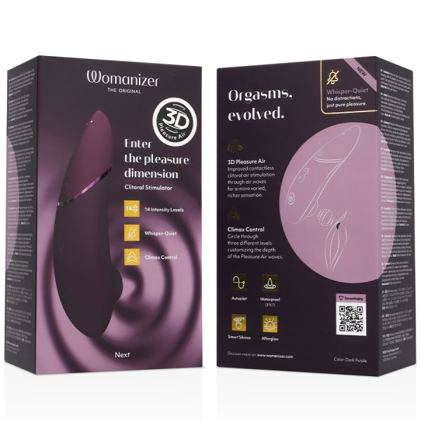 ESTIMULADOR DE CLÍTORIS WOMANIZER NEXT (VINHO)