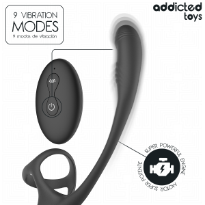 PLUG ANAL ADDICTED VIBRAÇÃO + WAVING 360º - Image 6