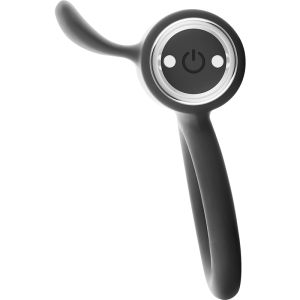 ANEL PARA O PÉNIS CAMERON COM VIBRAÇÃO (PRATEADO) - Image 3