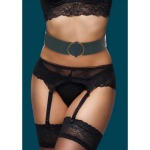 HALO CINTO BONDAGE COM ARGOLAS VERDE