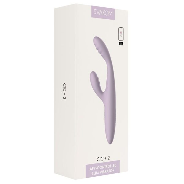 VIBRADOR CICI+ 2 LILÁS SVAKOM