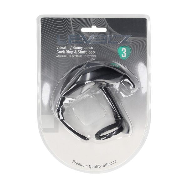 ANEL VIBRATÓRIO E AJUSTÁVEL PARA O PÉNIS EM SILICONE LEVELZ