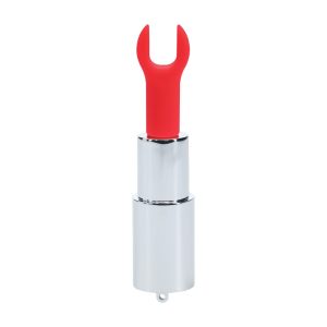 VIBRADOR COM 4 ACESSÓRIOS ANGEL LIPSTICK CLEAR LOVELINE - Image 3