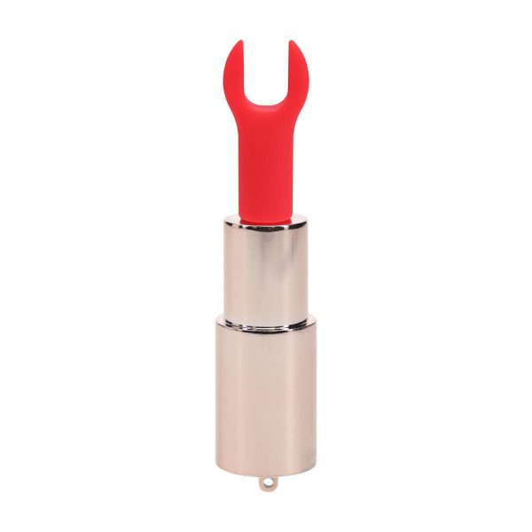 VIBRADOR COM 4 ACESSÓRIOS ANGEL LIPSTICK ROSA LOVELINE