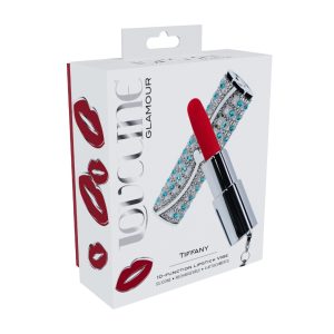 VIBRADOR COM 4 ACESSÓRIOS TIFFANY LIPSTICK AZUL LOVELINE - Image 7
