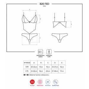 BODY 820-TED OBSESSIVE PRETO - Image 5