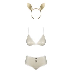 FANTASIA DE COELHINHA NEO GOLDES TAMANHO QUEEN OBSESSIVE AMARELA - Image 3