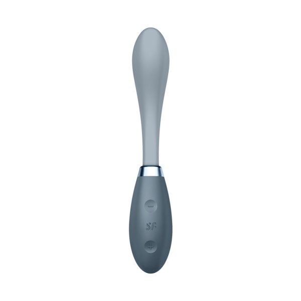 VIBRADOR G-SPOT FLEX 3 SATISFYER CINZA