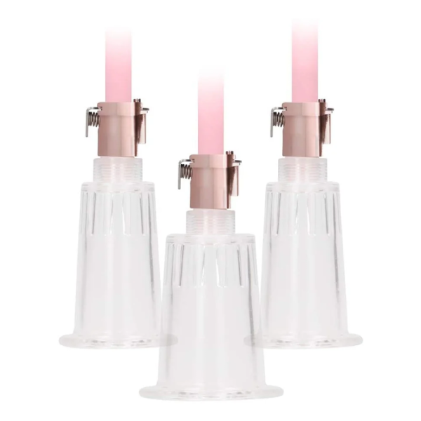 SHOTS PUMPED – BOMBA CLITORIANA E DE MAMILOS COM SUCÇÃO (ROSA) 5 Shots pumped – bomba clitoriana e de mamilos