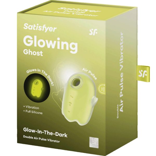 VIBRADOR SATISFYER GLOWING GHOST (AMARELO) 5 VIBRADOR SATISFYER GLOWING GHOST (AMARELO)