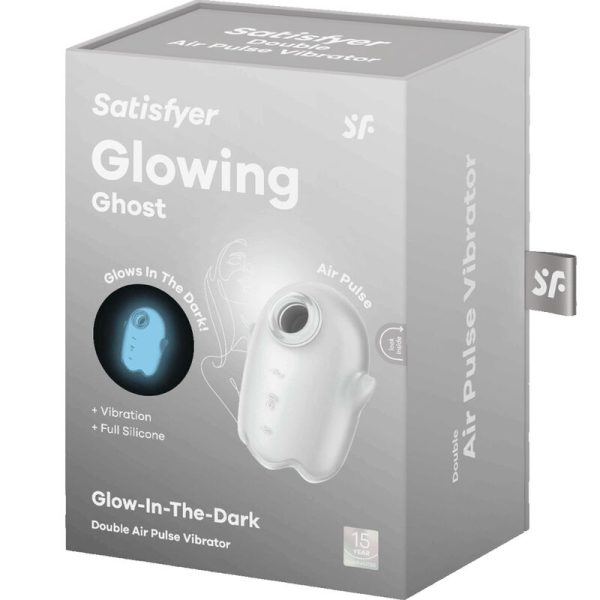 VIBRADOR SATISFYER GLOWING GHOST (BRANCO) 5 VIBRADOR SATISFYER GLOWING GHOST (BRANCO)