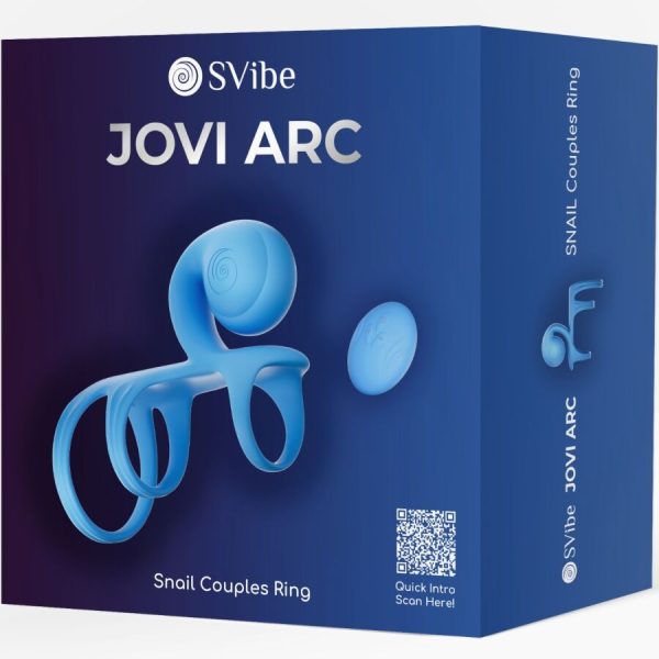 ANEL PARA O PÉNIS JOVI ARC PARA CASAIS (AZUL)