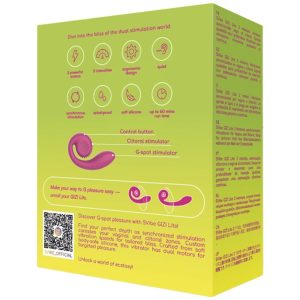 VIBRADOR GIZI LITE PONTO G E CLÍTORIS (ROSA) - Image 5