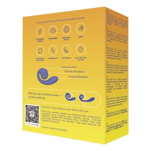 VIBRADOR GIZI LITE PONTO G E CLÍTORIS (ROXO) - Image 5