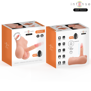 TORSO MASTURBADOR DAMIEN COM DILDO REALISTA, IMPULSO E COMANDO | 3.5 KG - Image 3