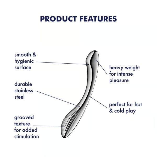 DILDO SATISFYER PURE GRAVITY 1 EM METAL