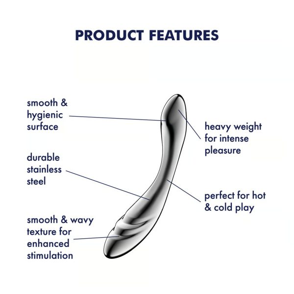 DILDO SATISFYER PURE GRAVITY 3 EM METAL