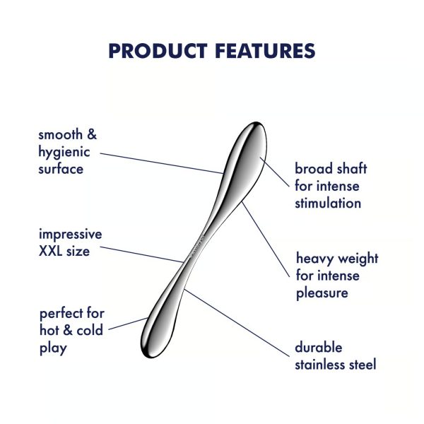 DILDO SATISFYER STAR FORCE 3 EM METAL