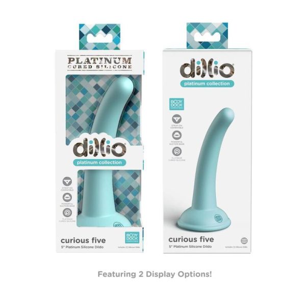 DILDO DILLIO CURIOUS FIVE (VERDE) | 12,7 CM