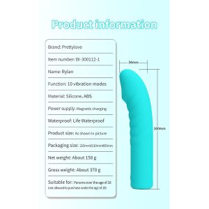 VIBRADOR DO PONTO G RYLAN COM LUZ (AZUL) - Image 11