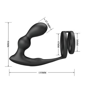 ESTIMULADOR DE PRÓSTATA COM ANEL PARA O PÉNIS E COMANDO MR PLAY - Image 7