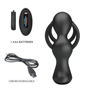 ESTIMULADOR DE PRÓSTATA COM ANEL PARA O PÉNIS E COMANDO MR PLAY - Image 6